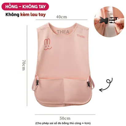 Tạp dề nấu ăn, tạp dề pha chế, chống thấm nước, tạp dề vải, cute mặc vẽ tranh, làm bếp chuyên nghiệp, dễ thương - THEA