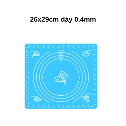 Thảm nhào bột silicone bạch kim làm bánh 60x40cm - THEA KITCHEN