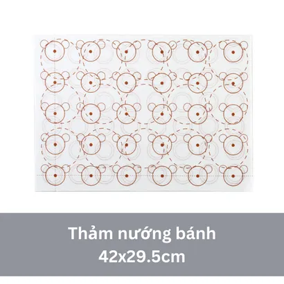 Thảm silicone nướng bánh chống dính chịu nhiệt cao - THEA KITCHEN