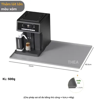 Thảm silicon trải bàn, thảm quầy bar pha chế silicon, tấm lót silicon cách nhiệt, pha chế, lót ly thoát nước - THEA