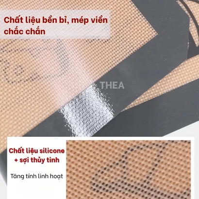 Thảm trải bàn bar pha chế, thảm silicone lót quầy bar pha chế, bàn cà phê, trà, bếp chịu nhiệt, chống thấm nước - THEA
