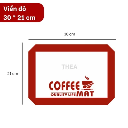 Thảm trải bàn bar pha chế, thảm silicone lót quầy bar pha chế, bàn cà phê, trà, bếp chịu nhiệt, chống thấm nước - THEA