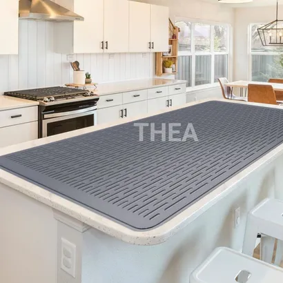 Thảm trải bếp 100% Silicone chịu nhiệt, tấm lót cách nhiệt chống nóng, miếng lót nồi, thảm lót quầy bar pha chế - THEA