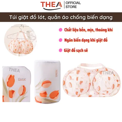 Túi lưới giặt đồ máy giặt, túi giặt đồ lót, áo ngực chống biến dạng, túi đựng giặt máy giặt đa kích thước  - THEA