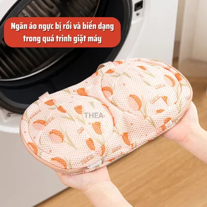 Túi lưới giặt đồ máy giặt, túi giặt đồ lót, áo ngực chống biến dạng, túi đựng giặt máy giặt đa kích thước  - THEA