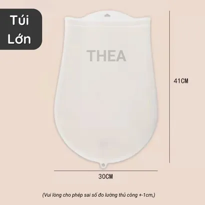 Túi silicon nhào bột, trộn bột làm bánh chống dính, túi đựng thực phẩm silicon - THEA