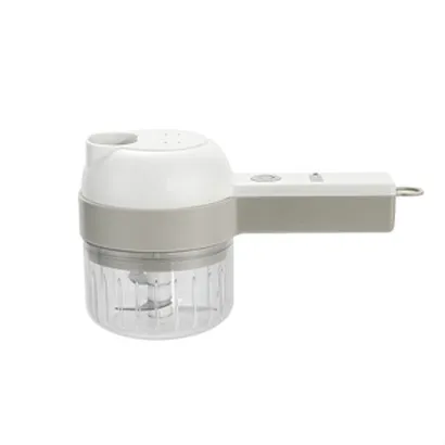Máy xay thái lát hành tỏi ớt mini cầm tay đa năng 5 in 1 sạc điện - THEA