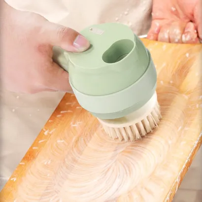 Máy xay thái lát hành tỏi ớt mini cầm tay đa năng 5 in 1 sạc điện - THEA