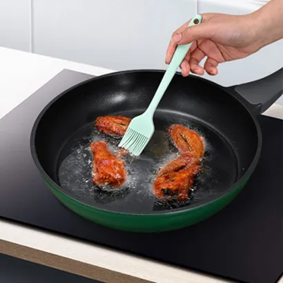 Cọ chổi silicone quét dầu ăn, bơ, gia vị chịu nhiệt cao cấp, quét dầu mỡ nướng BBQ an toàn, vệ sinh dễ dàng - THEA