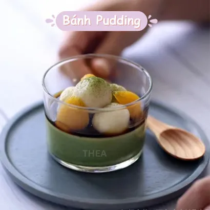 Ly thủy tinh, cốc nhỏ dày đẹp chịu nhiệt cao làm bánh flan,mousse,pudding,panna cotta,ăn sữa chua,pha chế có nắp- THEA