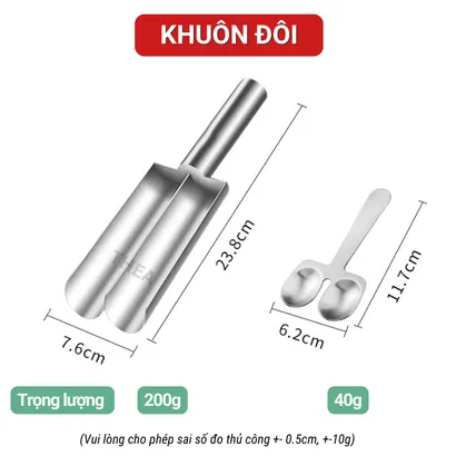 Dụng cụ khuôn làm thịt viên tròn, mọc viên, chả viên, bò viên đa năng 1,2,3 ngăn bằng inox 304 cao cấp bền bỉ - THEA
