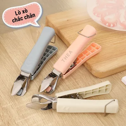 Bộ kẹp gắp đồ nóng, dụng cụ gắp bát đĩa chén chống nóng bằng inox cao cấp có silicone chống trơn trượt - THEA