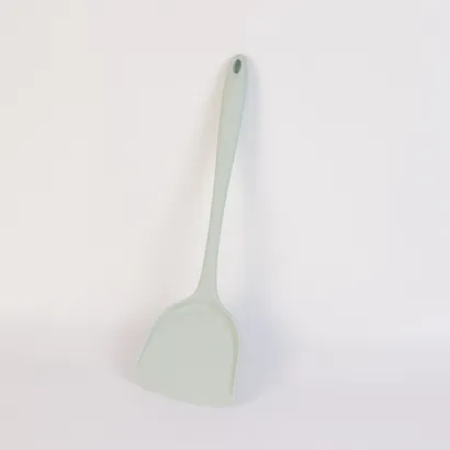Xẻng silicone siêu dày [dài 33cm] chịu nhiệt chống dính nấu ăn, xẻng chiên xào lật thức ăn cán dài - THEA kitchen
