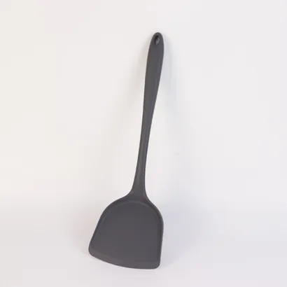 Xẻng silicone siêu dày [dài 33cm] chịu nhiệt chống dính nấu ăn, xẻng chiên xào lật thức ăn cán dài - THEA kitchen