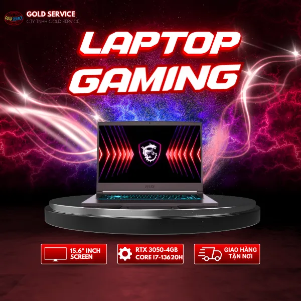 Laptop MSI Thin 15 B13UC 1411VN | CPU i7 - 13260H | RTX 3050 4GB  | 144Hz | Win11