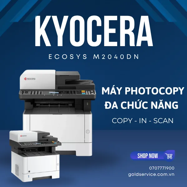 Tại sao nên chọn máy photocopy đa chức năng KYOCERA Ecosys M-2040dn