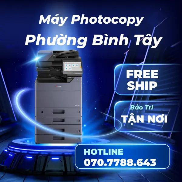 Máy Photocopy Tại Phường Bình Tây: Giải Pháp Mua Bán & Cho Thuê Tối Ưu Chi Phí