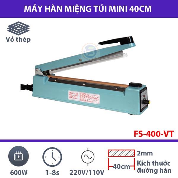 Máy hàn miệng túi mini cầm tay FS-400 Máy hàn miệng túi mini cầm tay FS-400