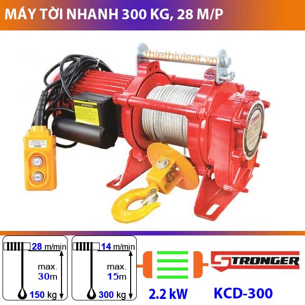 máy tời điện 300kg máy tời điện 300kg