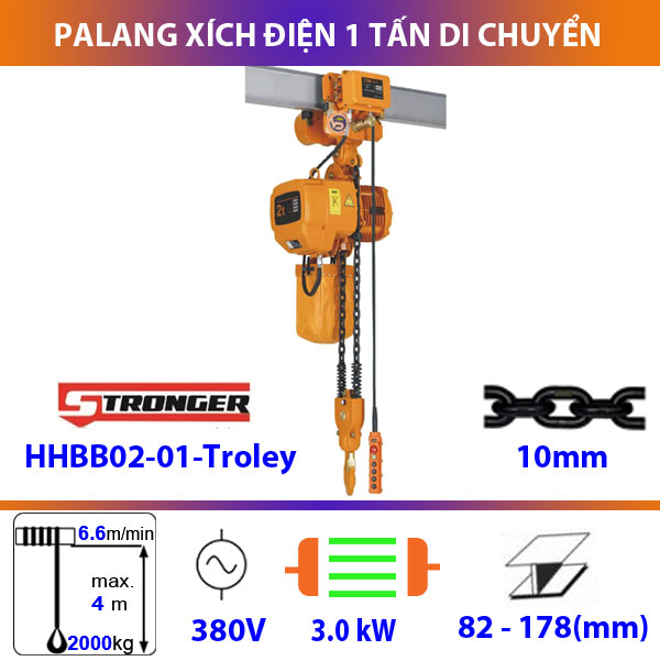 pa lăng xích 2 tấn STRONGER pa lăng xích 2 tấn STRONGER