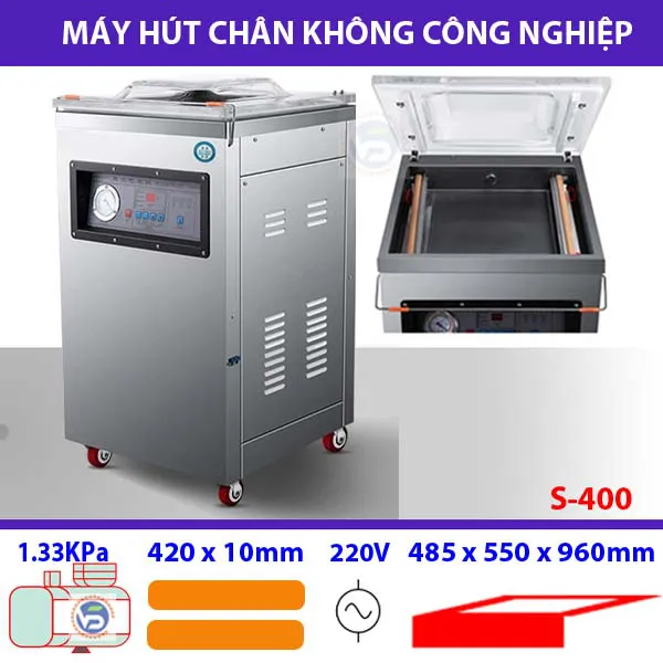 Máy hút chân không công nghiệp S400 phong cách khoang đứng