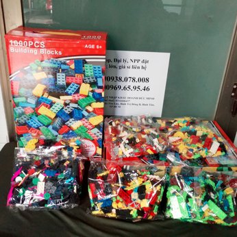 BỘ GHÉP HÌNH LEGO 1000 CHI TIẾT-XẾP HÌNH THỎA THÍCH