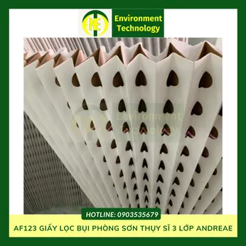 AF123 giấy lọc bụi phòng sơn thụy sĩ 3 lớp ANDEREAE