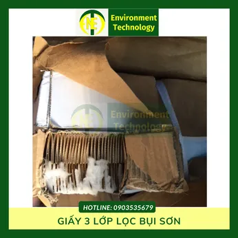 Giấy 3 lớp lọc bụi sơn