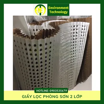 Giấy lọc phòng sơn 2 lớp