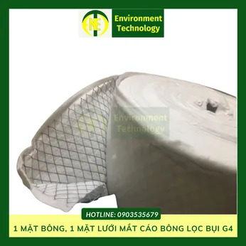 1 mặt bông  1 mặt lưới mắt cáo bông lọc bụi g4