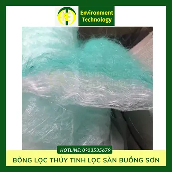 Bông lọc thủy tinh lọc sàn buồng sơn