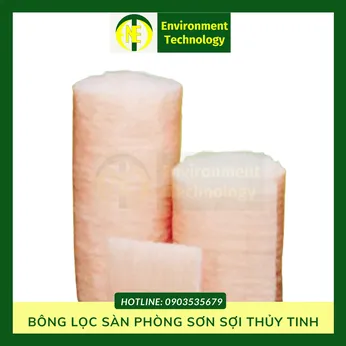 Bông lọc sàn phòng sơn sợi thủy tinh