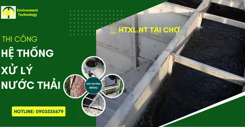 Hệ thống xử lý nước thải chợ |  Môi trường Entec