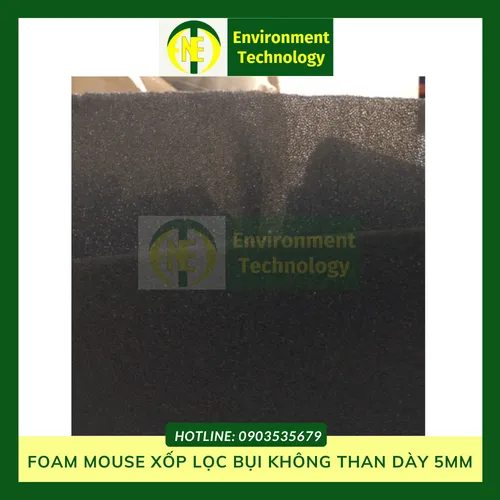 Foam mouse xốp lọc bụi không than dày 5mm