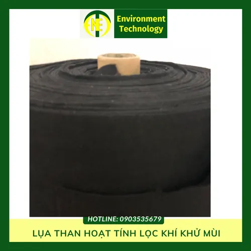 Lụa than hoạt tính lọc khí khử mùi