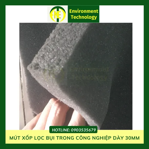 Mút xốp lọc bụi trong công nghiệp dày 30mm