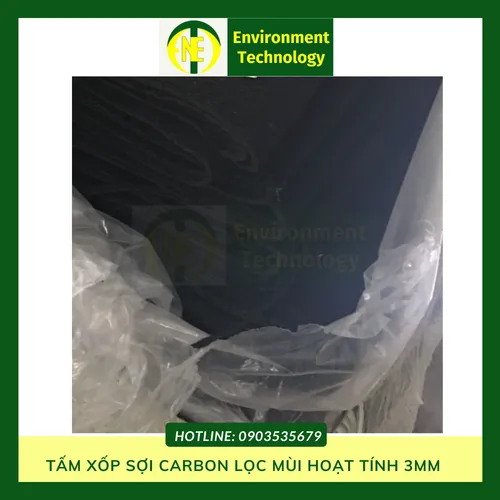 Tấm xốp sợi carbon lọc mùi hoạt tính 3mm