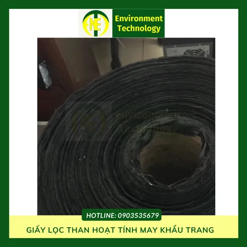 Giấy lọc than hoạt tính may khẩu trang