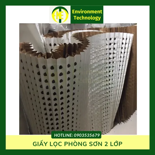 Giấy lọc phòng sơn 2 lớp