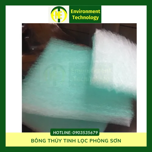 Bông thủy tinh lọc phòng sơn
