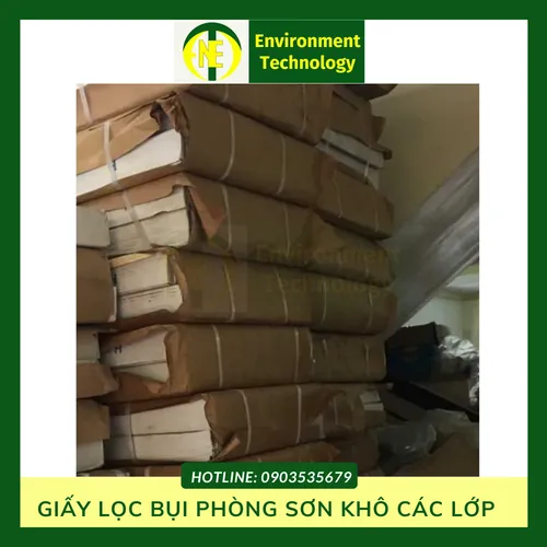 Giấy lọc bụi phòng sơn khô các lớp
