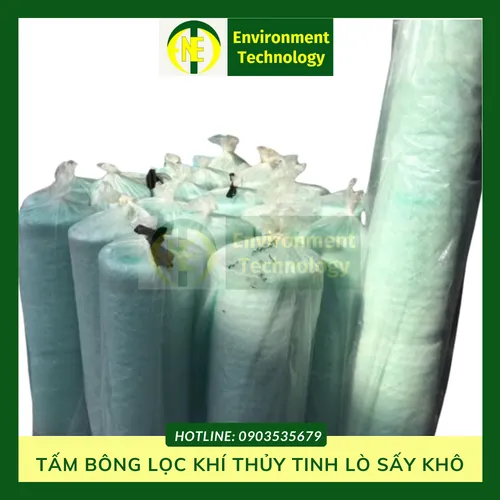 Tấm bông lọc khí thủy tinh lò sấy khô