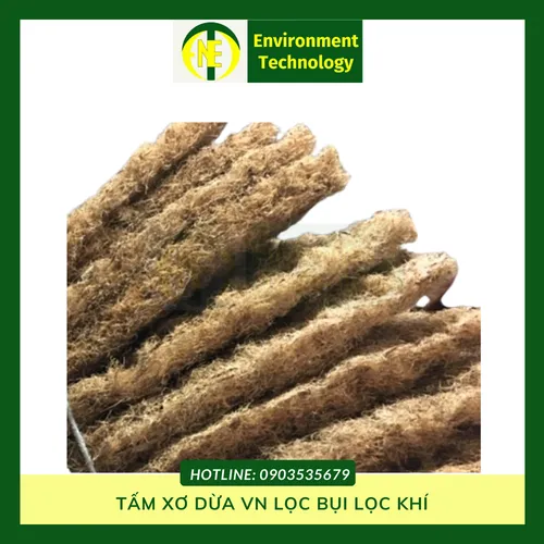 Tấm xơ dừa vn lọc bụi lọc khí