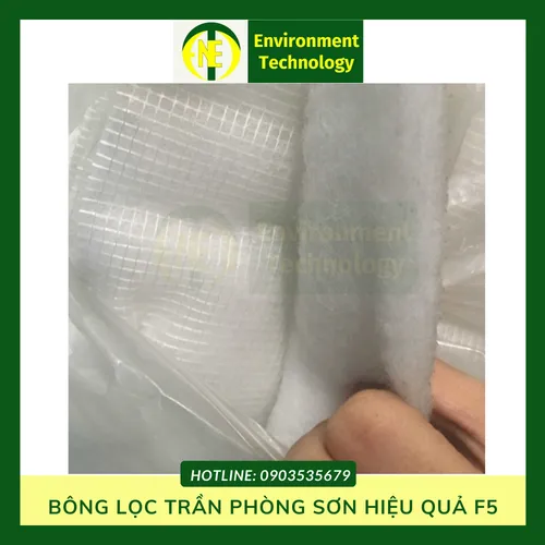 Bông lọc trần phòng sơn hiệu quả F5