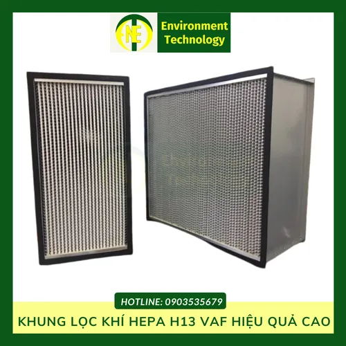 Khung lọc khí HEPA H13 VAF hiệu quả cao