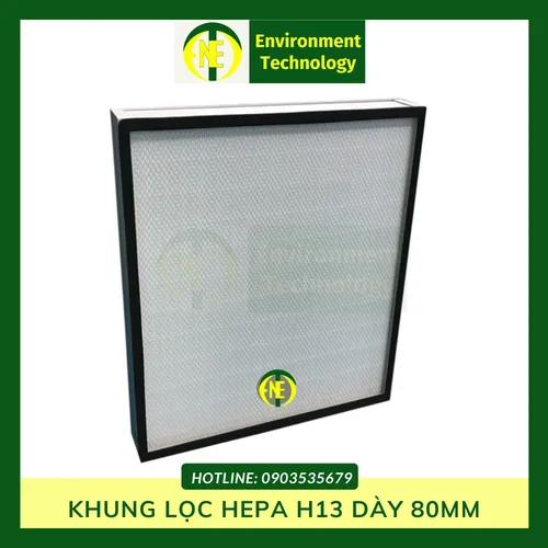 Khung Lọc Hepa H13 Dày 80mm