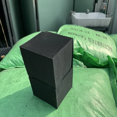 Than hoạt tính tổ ong LỌC KHÍ - KHỬ MÙI công nghiệp| Than Honeycomb (Than Rubic)