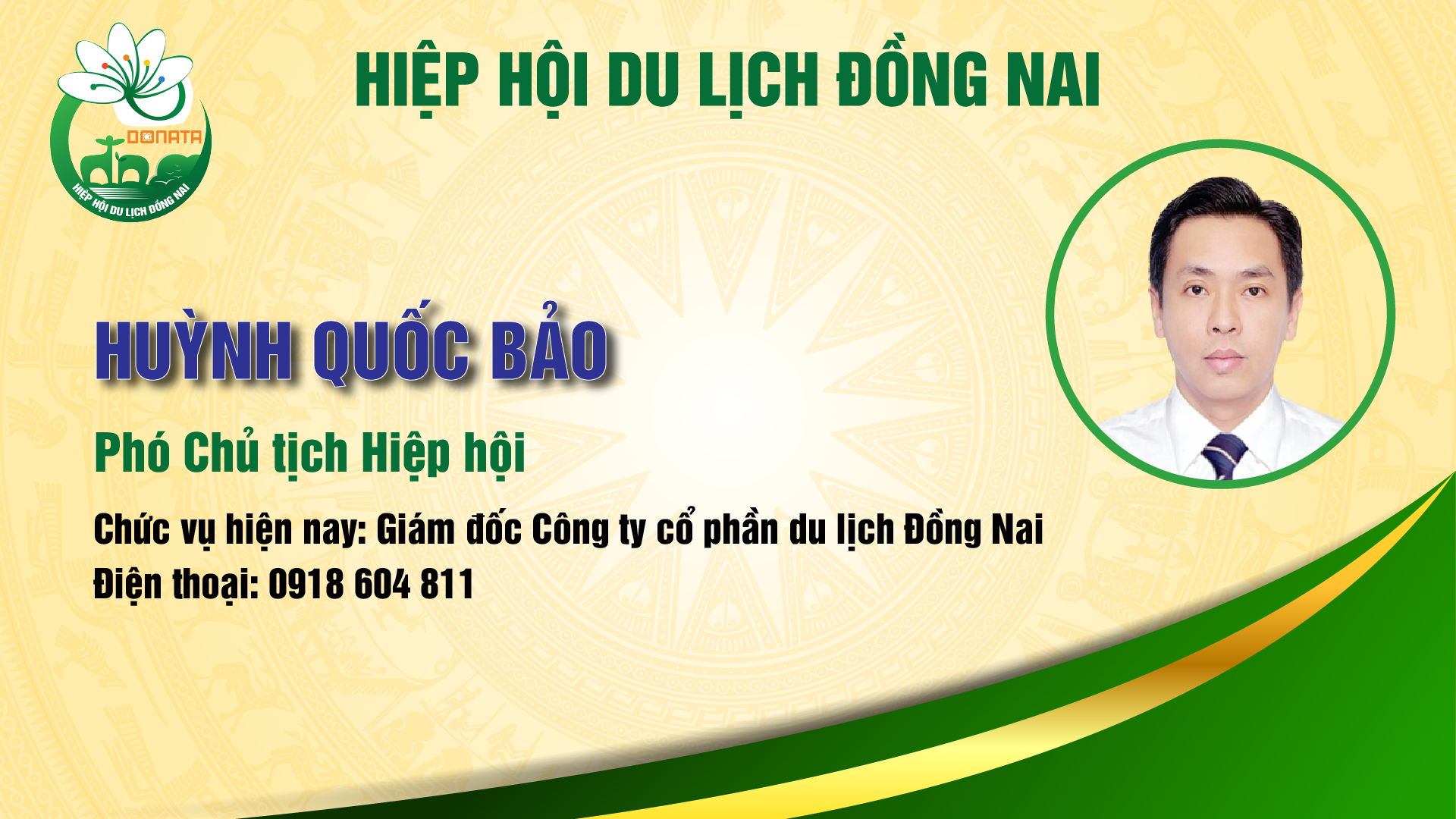 Ban lãnh đạo Hiệp hội du lịch Đồng Nai