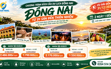 KINTECH TRAVEL: ƯU ĐÃI TOUR “ĐỒNG NAI – TỪ DI SẢN ĐẾN THIÊN NHIÊN”