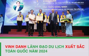 🎉 VINH DANH LÃNH ĐẠO DU LỊCH XUẤT SẮC TOÀN QUỐC NĂM 2024 🎉
